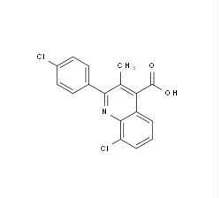 8-Chloro-2-(4-chlorophenyl)-3-methylquinoline-4-carboxylic acid|cas862677-09-6