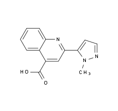 2-(2-Methyl-2H-pyrazol-3-yl)-quinoline-4-carboxylic acid|cas380489-22-5