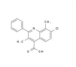 7-Chloro-3,8-dimethyl-2-phenylquinoline-4-carboxylic acid|cas862647-93-6