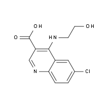 6-Chloro-4-(2-hydroxy-ethylamino)-quinoline-3-carboxylic acid|cas878691-43-1