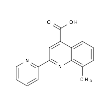 8-甲基-2-吡啶-2-基-喹啉-4-羧酸|cas107027-35-0