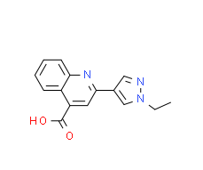 2-(1-Ethyl-1H-pyrazol-4-yl)-quinoline-4-carboxylic acid|cas956364-45-7
