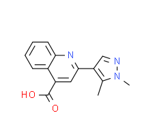 2-(1,5-Dimethyl-1H-pyrazol-4-yl)-quinoline-4-carboxylic acid|cas925145-52-4