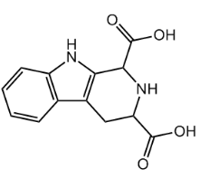 2,3,4,9-四氢-1H-吡啶并(3,4-B)吲哚-1,3-二羧酸，CAS:59132-30-8