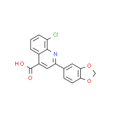 2-(1,3-Benzodioxol-5-yl)-8-chloroquinoline-4-carboxylic acid|cas862663-03-4