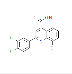 8-Chloro-2-(3,4-dichlorophenyl)quinoline-4-carboxylic acid|cas863180-68-1