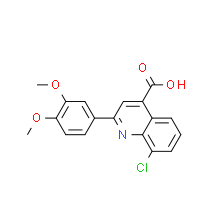 8-Chloro-2-(3,4-dimethoxyphenyl)quinoline-4-carboxylic acid|cas862782-46-5