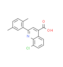 8-Chloro-2-(2,5-dimethylphenyl)quinoline-4-carboxylic acid|cas862647-94-7