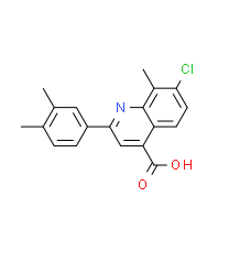 7-Chloro-2-(3,4-dimethylphenyl)-8-methylquinoline-4-carboxylic acid|cas862661-16-3