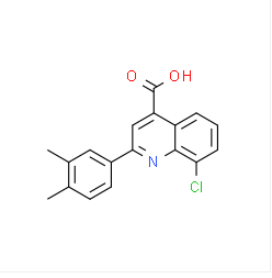 8-Chloro-2-(3,4-dimethylphenyl)quinoline-4-carboxylic acid|cas862647-95-8