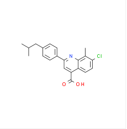 7-Chloro-2-(4-isobutylphenyl)-8-methylquinoline-4-carboxylic acid|cas863182-57-4