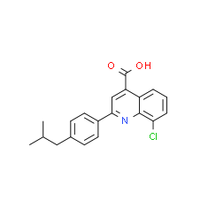 8-Chloro-2-(4-isobutylphenyl)quinoline-4-carboxylic acid|cas862710-15-4