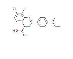 2-(4-sec-Butylphenyl)-7-chloro-8-methylquinoline-4-carboxylic acid|cas590350-41-7