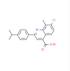 7-Chloro-2-(4-isopropylphenyl)-8-methylquinoline-4-carboxylic acid|cas862710-19-8