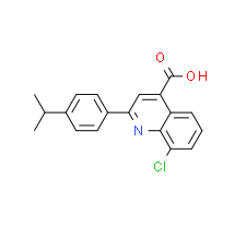8-Chloro-2-(4-isopropylphenyl)quinoline-4-carboxylic acid|cas862661-15-2