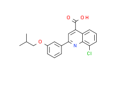 8-Chloro-2-(3-isobutoxyphenyl)quinoline-4-carboxylic acid|cas863185-08-4
