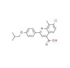 7-Chloro-2-(4-isobutoxyphenyl)-8-methylquinoline-4-carboxylic acid|cas865415-13-0