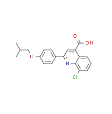 8-Chloro-2-(4-isobutoxyphenyl)quinoline-4-carboxylic acid|cas863185-05-1