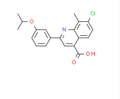 7-Chloro-2-(3-isopropoxyphenyl)-8-methylquinoline-4-carboxylic acid|cas863185-07-3