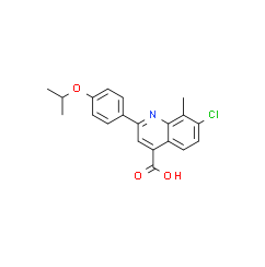 7-Chloro-2-(4-isopropoxyphenyl)-8-methylquinoline-4-carboxylic acid|cas863185-04-0