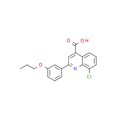 8-Chloro-2-(3-propoxyphenyl)quinoline-4-carboxylic acid|cas862713-32-4
