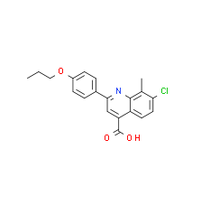 7-Chloro-8-methyl-2-(4-propoxyphenyl)quinoline-4-carboxylic acid|cas863185-10-8