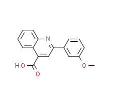 2-(3-甲氧基苯基)喹啉-4-羧酸|cas159782-19-1