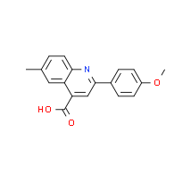 2-(4-甲氧苯基)-6-甲基-喹啉-4-羧酸|cas116734-22-6