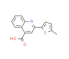 2-(5-甲基-2-噻吩)-喹啉-4-羧酸|cas73775-26-5
