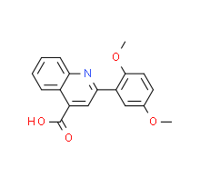 2-(2,5-二甲氧苯基)-喹啉-4-羧酸|cas485335-52-2
