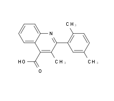 2-(2,5-二甲基苯基)-3-甲基喹啉-4-羧酸|cas350999-29-0