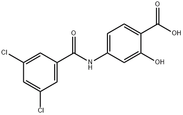 4-[(3,5-二氯苄基)氨基]-2-羟基-苯甲酸, CAS:926196-67-0
