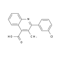 2-(3-氯苯基)-3-甲基喹啉-4-羧酸|cas350997-46-5