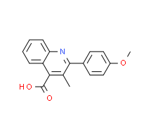2-(4-甲氧苯基)-3-甲基喹啉-4-羧酸|cas108717-24-4