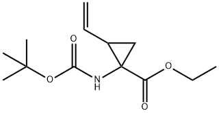 1-叔丁氧羰基氨基-2-乙烯基环丙烷甲酸乙酯,CAS:681807-59-0