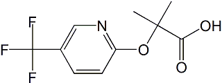 cas:605680-62-4|2-甲基-2-[(5-三氟甲基吡啶-2-基)氧基]丙酸