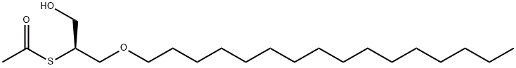 cas:112014-15-0|Ethethioic acid, S-[2-(hexadecyloxy)-1-(hydroxymethyl)ethyl] ester,(S)-