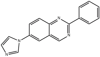 cas:1004997-71-0|6-(1H-imidazol-1-yl)-2-phenylquinazoline