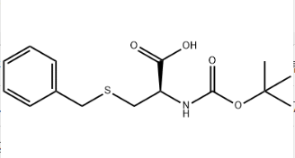 N-(叔丁氧基羰基)硫苄基-L-半胱氨酸,CAS:5068-28-0