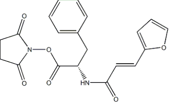 2,5-dioxopyrrolidin-1-yl (2S)-2-[3-(fur-2-yl)prop-2-enamido]-3-phenylpropoate|cas71067-15-7