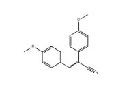 Benzeneacetonitrile,4-methoxy-a-[(4-methoxyphenyl)methylene]-|cas6443-74-9
