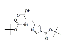 N,N&#039;-二叔丁氧羰基-L-组氨酸,CAS:20866-46-0