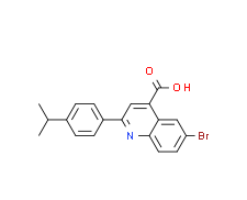 6-溴-2-(4-异丙苯基)-喹啉-4-羧酸|cas438531-43-2