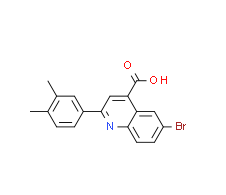 6-溴-2-(3,4-二甲基苯基)-喹啉-4-羧酸|cas351155-45-8