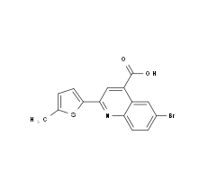 6-Bromo-2-(5-methylthien-2-yl)quinoline-4-carboxylic acid