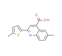 6-甲基-2-(5-甲基-2-噻吩)-喹啉-4-羧酸|cas438216-88-7