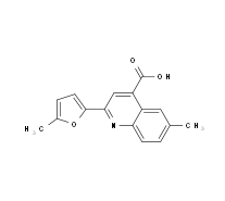 6-甲基-2-(5-甲基-2-呋喃)-喹啉-4-羧酸|cas438213-21-9