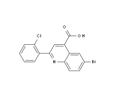 6-溴-2-(2-氯苯基)-喹啉-4-羧酸|cas445289-24-7