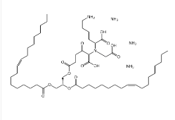 2-((5-amino-1-carboxypentyl)(carboxymethyl)amino)-6-((R)-2,3-bis(oleoyloxy)propoxy)-3,6-dioxohexoic acid, triammonia salt,CAS:474942-78-4
