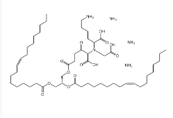 2-((5-amino-1-carboxypentyl)(carboxymethyl)amino)-6-((R)-2,3-bis(oleoyloxy)propoxy)-3,6-dioxohexoic acid, triammonia salt，CAS:474942-78-4